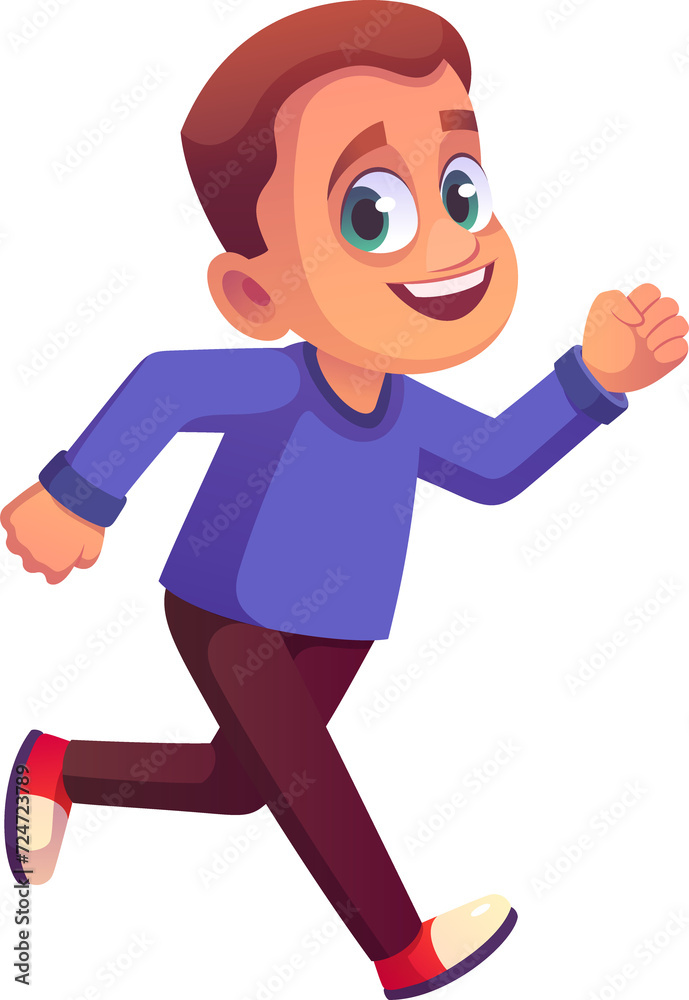 Boy Running Fast Boy Running Fast