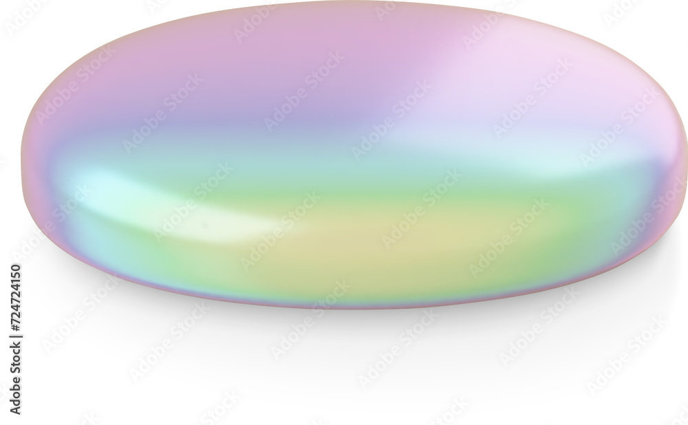 Iridescent Liquid Shape
