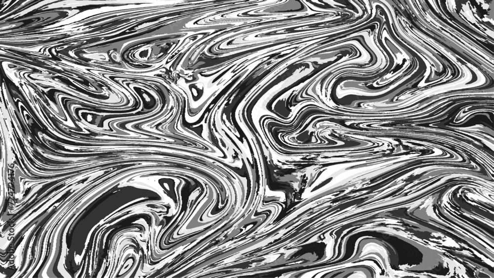 White and black marble texture vector background