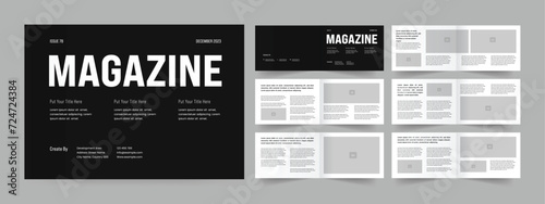 Simple Magazine Layout Design