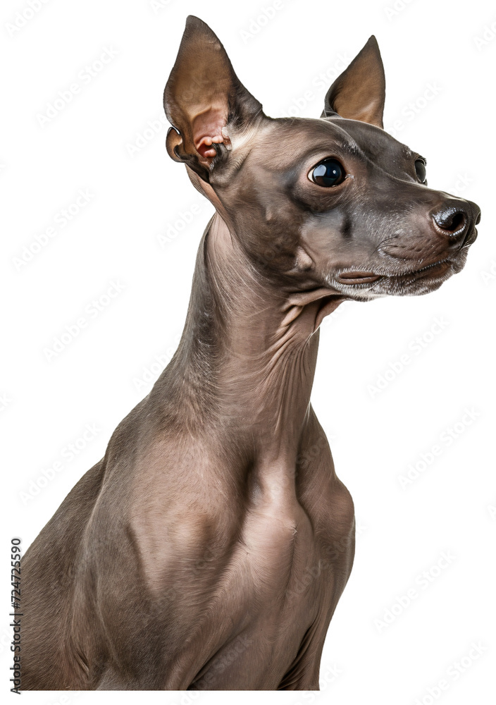American Hairless Terrier dog - Full body