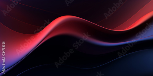  Dark red and blue abstract wave background .