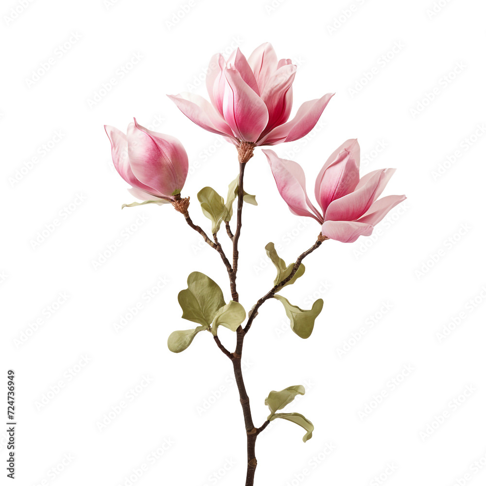 Fototapeta premium Tulip Tree flower isolated on transparent background