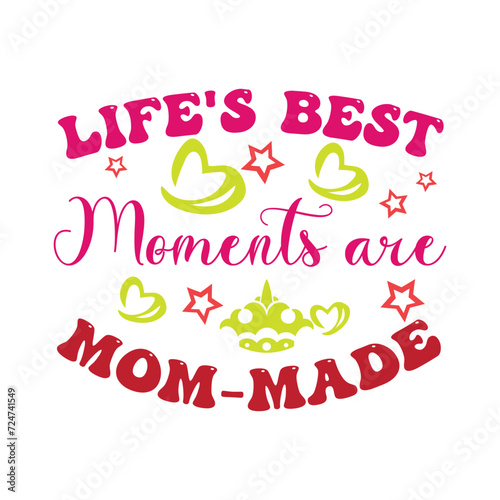 Mother s day typography t shirt design