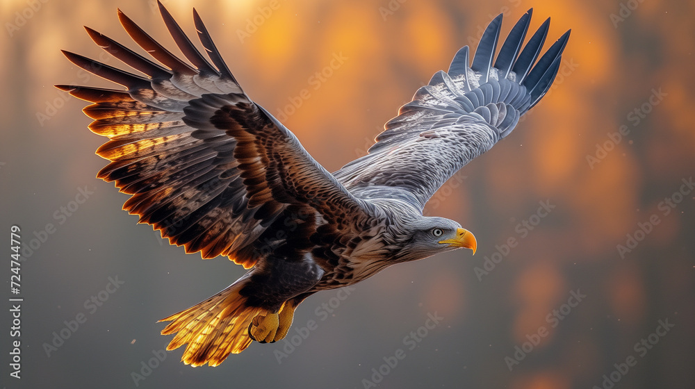 Obraz premium Eagle in flight.