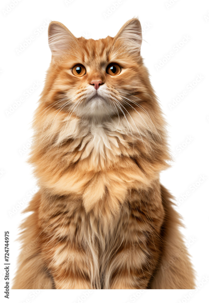 An image of a full-body British Longhair cat.