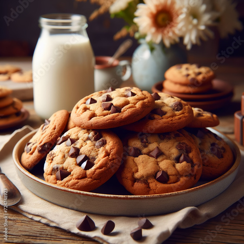cookies and milk