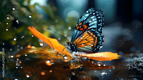 butterfly on flower © Abbas Samar shad