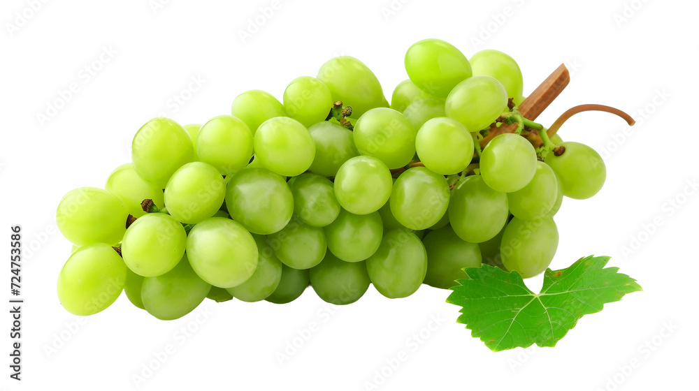 bunch of green grapes isolated on transparent background bunch of green grapes isolated on transparent background
