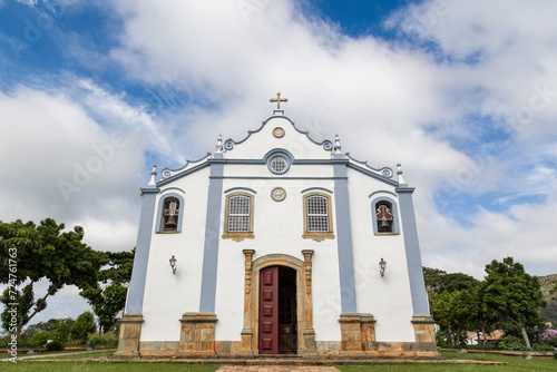 Arquitetura do Santuário da Santíssima Trindade, Igreja histórica de Tiradentes, Minas Gerais photo
