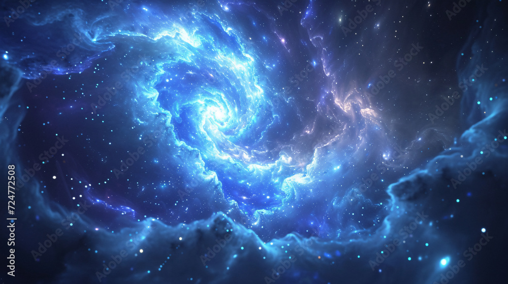 Transcendent Cosmic Scene, Bathed in the Brilliant Glow of a 3D Spectrum. Transcendent Cosmic Scene, Bathed in the Brilliant Glow of a 3D Spectrum.
