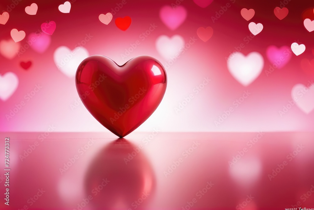 Softened Valentine's Day Background by ai generated