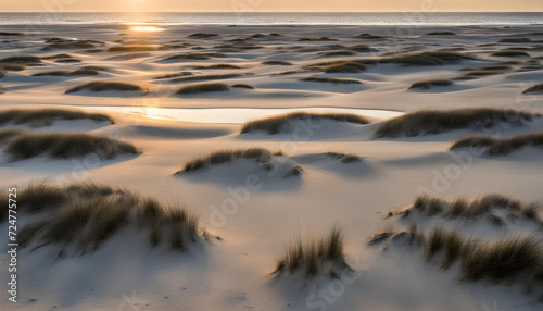 sunset on the beach