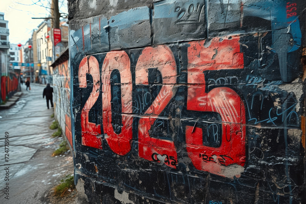 Urban Time Capsule: 1980s-Inspired 2025 Street Art