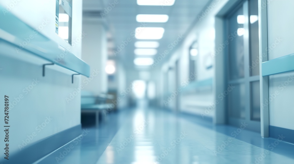Blurred interior of hospital on world health day Blurred interior of hospital on world health day