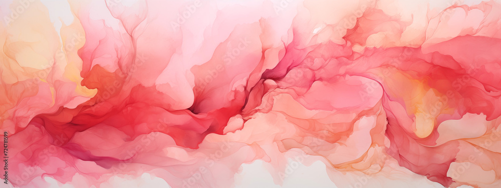Gorgeous red abstract background art paint pattern ink texture watercolor. Abstract design luxury wallpaper modern paper ink painting water flow. Gorgeous red abstract background art paint pattern ink texture watercolor. Abstract design luxury wallpaper modern paper ink painting water flow.