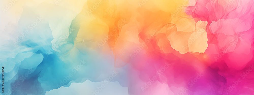 Gorgeous rainbow abstract background art paint pattern ink texture watercolor. Abstract design luxury wallpaper modern paper ink painting water flow.