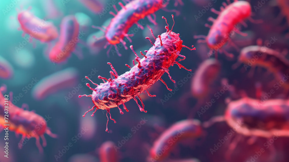 Probiotics Bacteria. Biology, Science, Microscopic medicine
