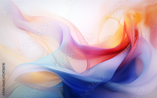 Magic light waves. Abstract background.
