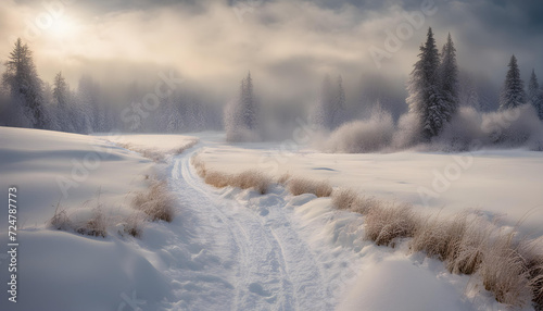 landscape with snow © Md Imranul Rahman