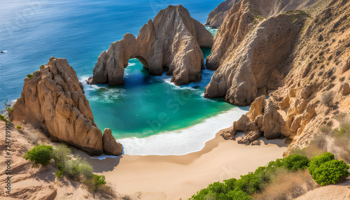 beach and rocks