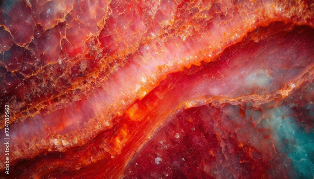 background.an abstract background with a captivating red Opal effect texture. Focus on achieving a balance between the intricate details of the texture and the overall vibrancy of the composition. background.an abstract background with a captivating red Opal effect texture. Focus on achieving a balance between the intricate details of the texture and the overall vibrancy of the composition.