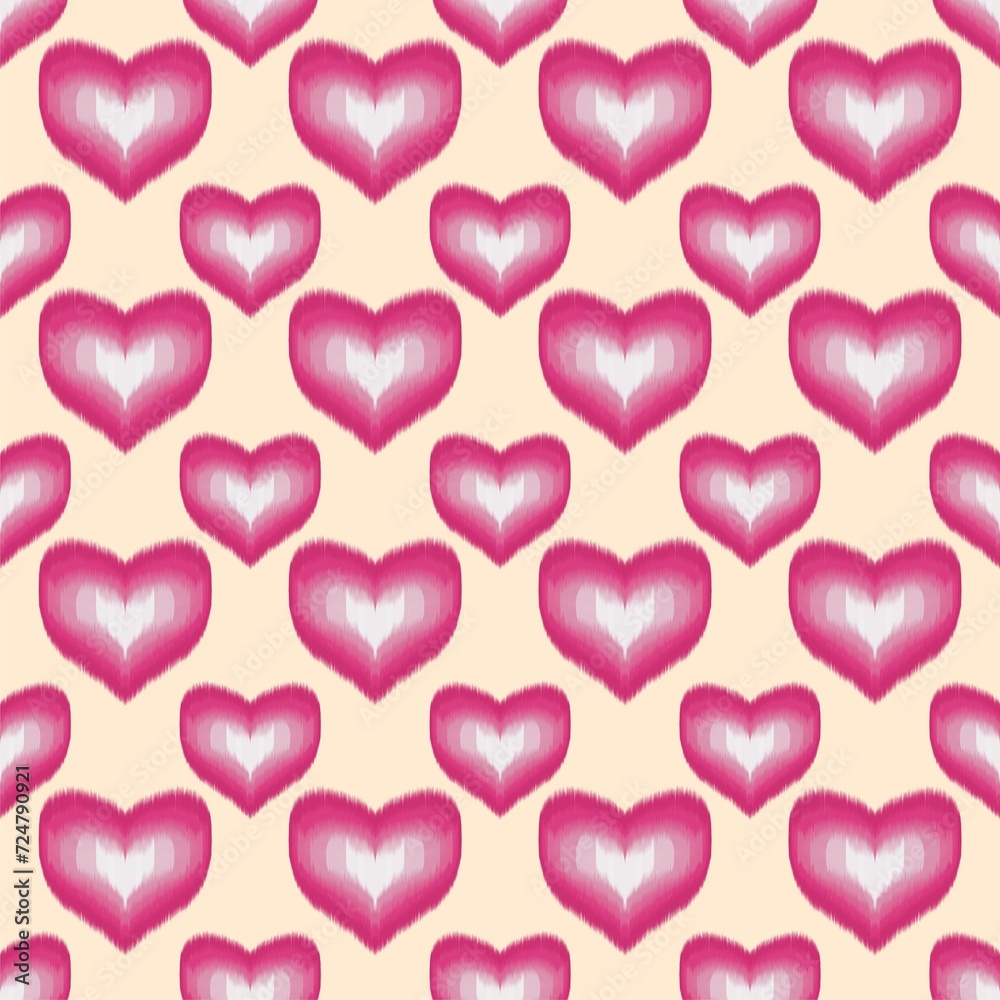 seamless pattern with pink hearts seamless pattern with pink hearts