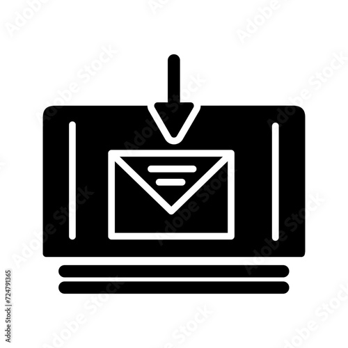 Mail Download Vector Icon