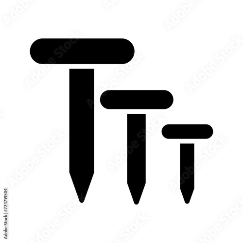 Nail Vector Icon
