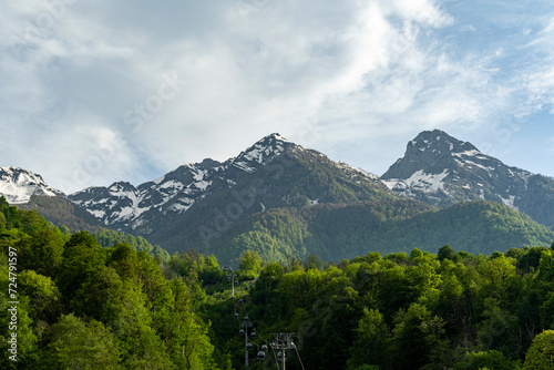 landscape in the mountains