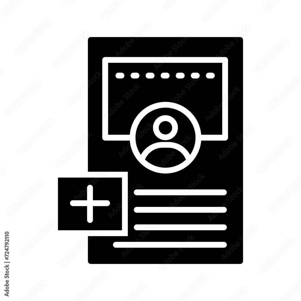 Profile Add Vector Icon