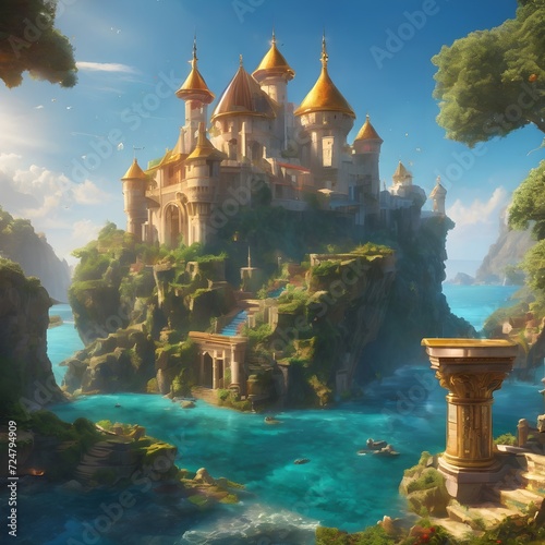 Fantasy Castle Background Very Cool