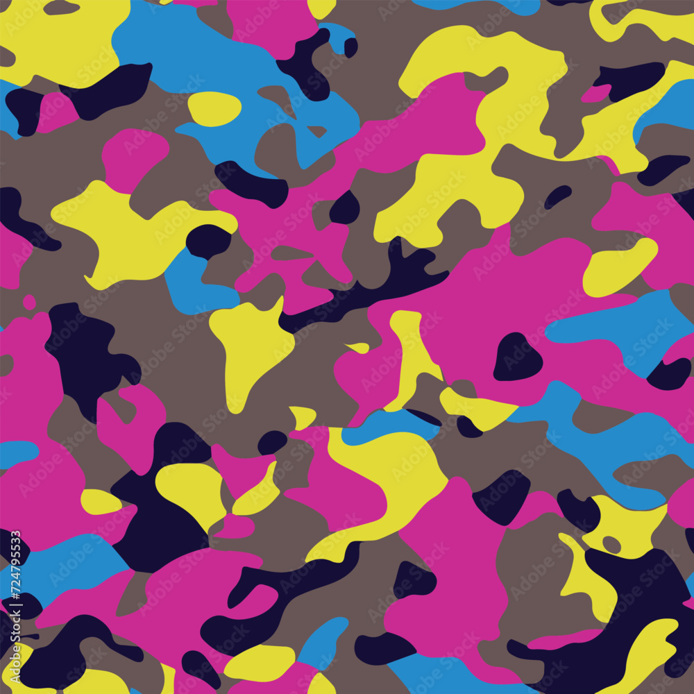 Camouflage pattern, seamless camo, military pattern Camouflage pattern, seamless camo, military pattern