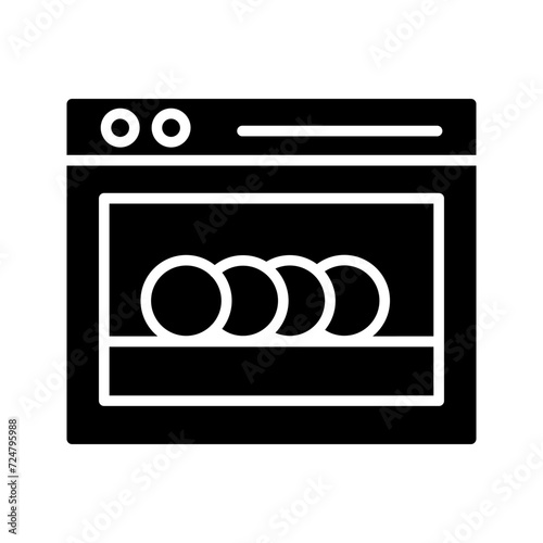 Dishwasher Vector Icon