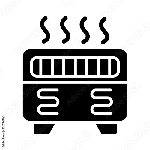 Convection Heater Vector Icon