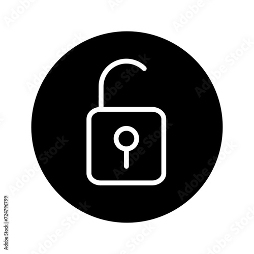 Open Lock II Vector Icon