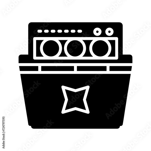 Dishwasher Vector Icon