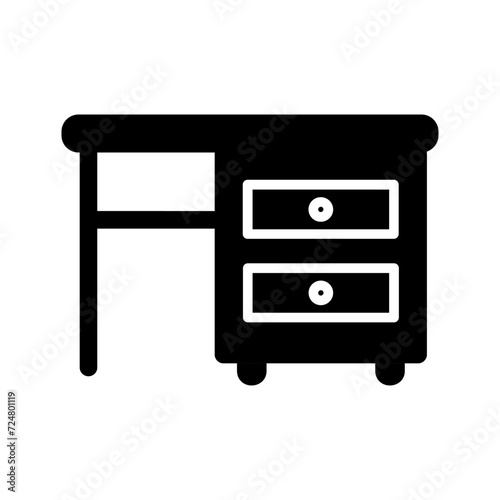 Table with Drawers I Vector Icon