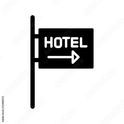 Hotel Sign Vector Icon