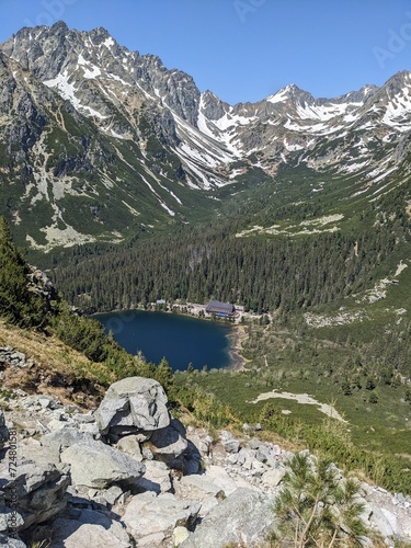 lake in the mountains