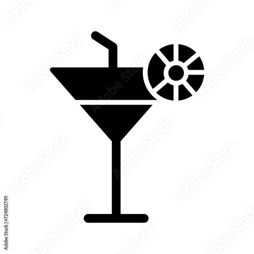 Cocktail Drink Vector Icon