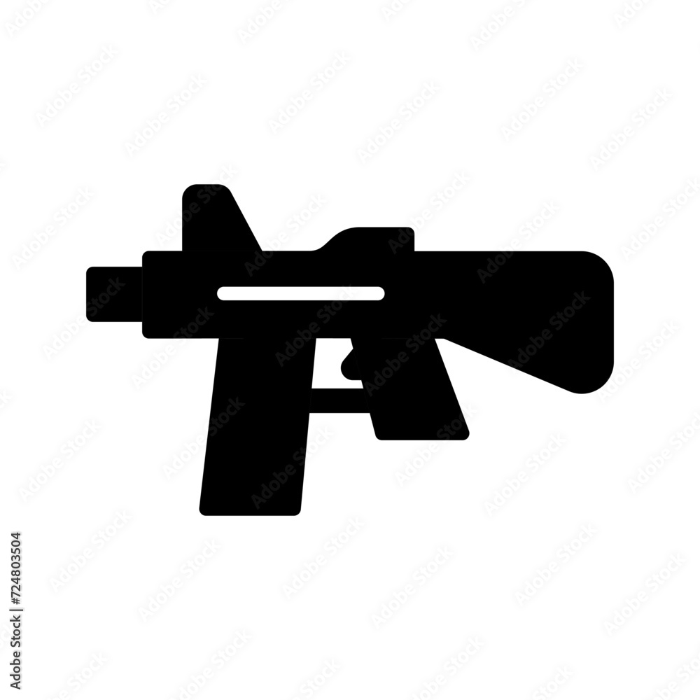 gun silhouette illustration