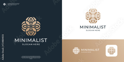 flower logo design minimalist elegant