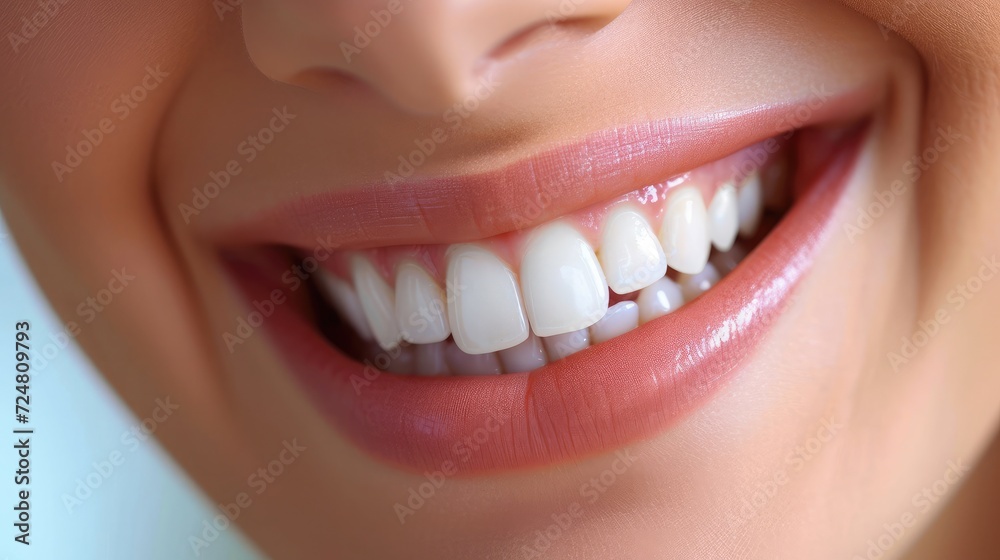 young pretty woman teeth extreme closeup photo young pretty woman teeth extreme closeup photo