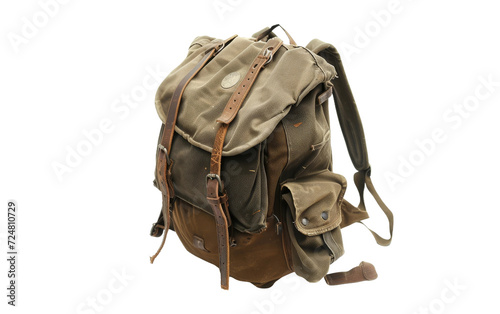 Stylish Backpack for Every Journey On Transparent Background.