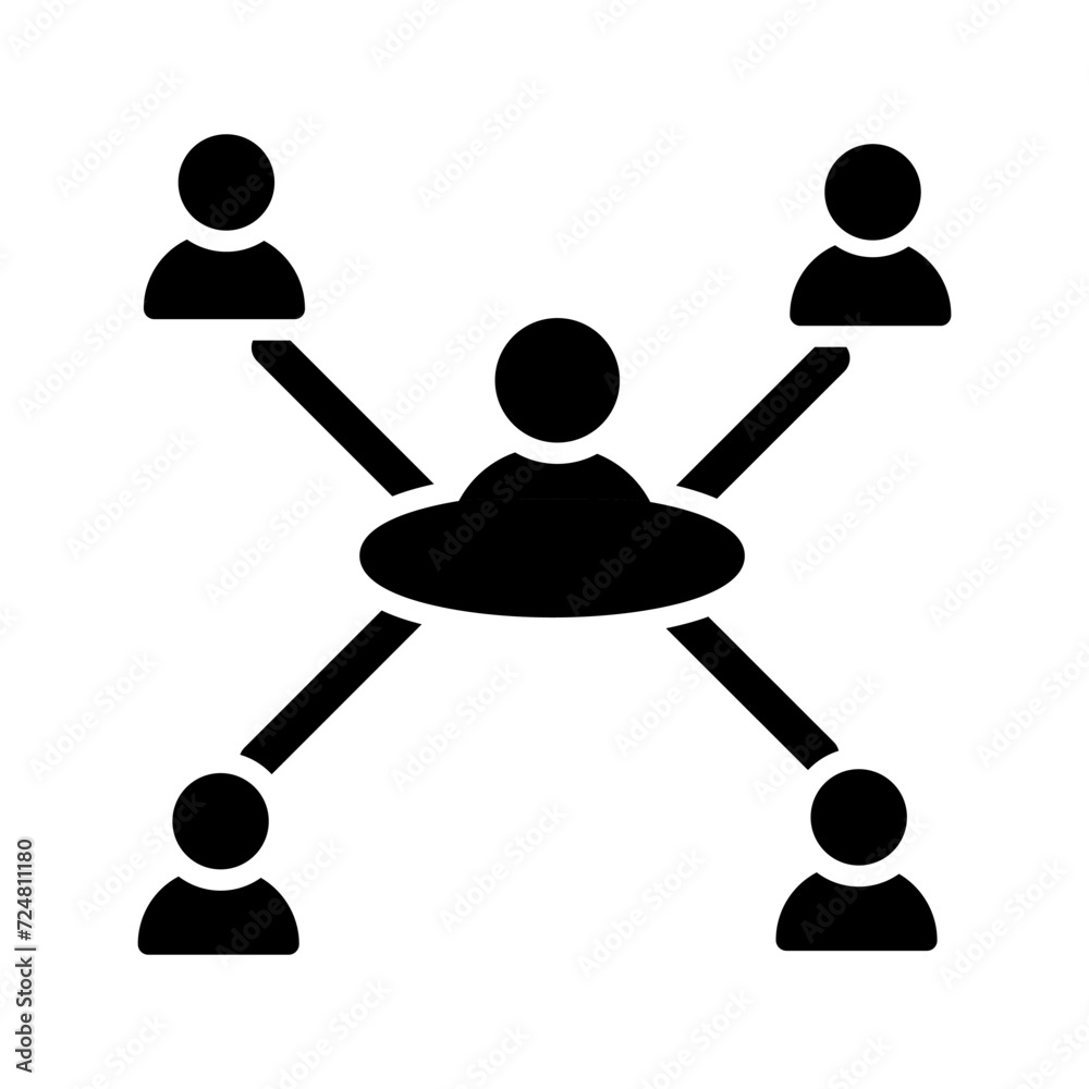 Team Work Vector Icon