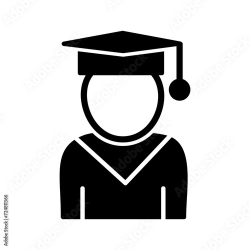 Female Student Vector Icon