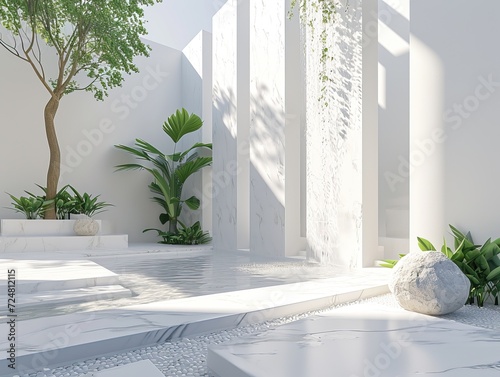 Relaxing home interior deco...