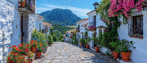 picturesque village with wh...