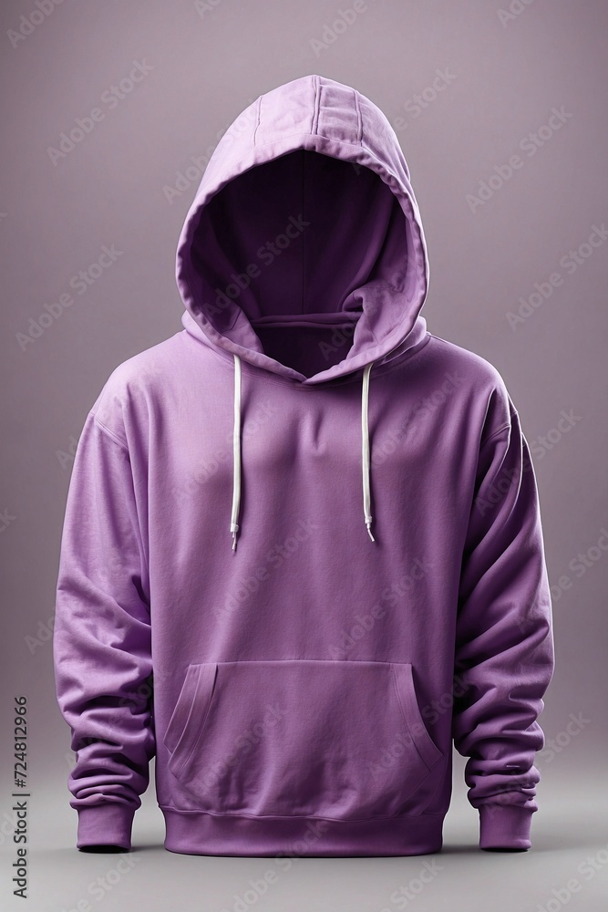 trendy pure purple hoody without logo element trendy pure purple hoody without logo element